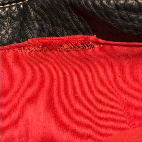 Black/white leather tote by red marcecko - Picture 6 of 8